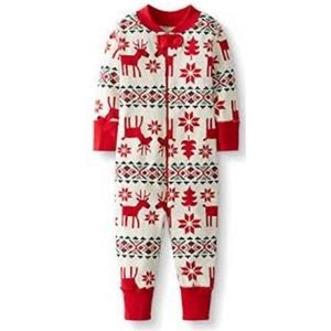 Hanna Andersson | Red Ivory Dear Deer 100% Organic Cotton Pajamas  US 2T Years